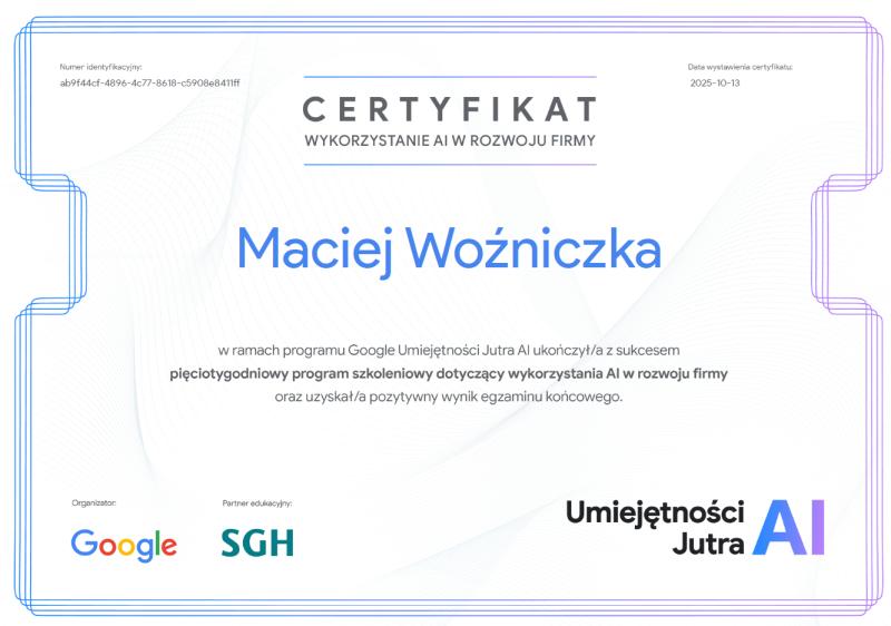 Umiejętności Jutra AI