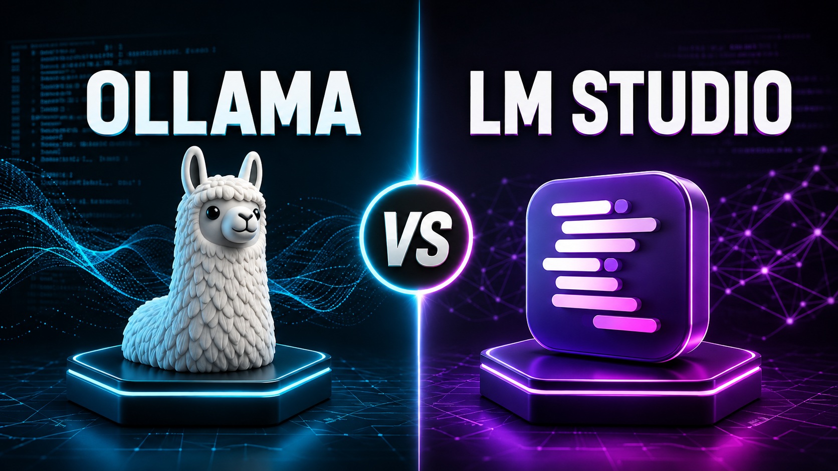 Okladka: Lokalny LLM: Ollama czy LM Studio. Kiedy to ma sens
